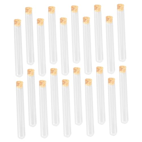 PRETYZOOM 20 Stück Teiliges Glas-reagenzgläser Mit Holz-korken Dicht Schließend Transparente Laborbehälter für Chemische Experimente Handwerk Pflanzen Vielseitig Einsetzbar PRETYZOOM 20 Stück Teiliges Glas-reagenzgläser Mit Holz-korken Dicht Schließend Transparente Laborbehälter für Chemische Experimente Handwerk Pflanzen Vielseitig Einsetzbar von PRETYZOOM