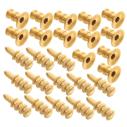 PRETYZOOM 24 Sets Versteckte Regalhalterung Hardware Zinklegierung Möbelausrichtung Für Bücherregale von PRETYZOOM