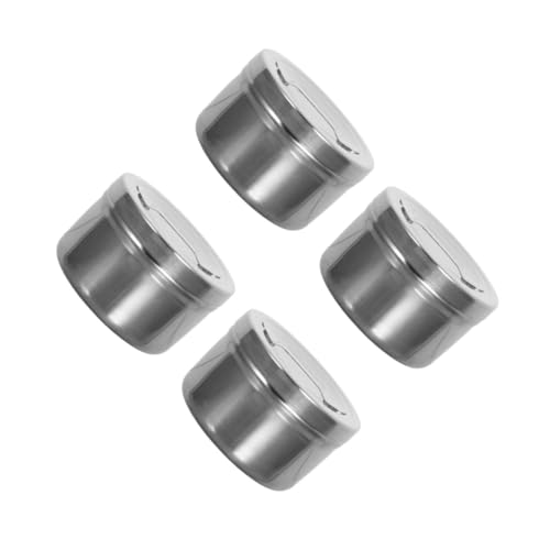 PRETYZOOM 24 Stck. Baumwolltank Watte Watte Bud Case Pad-Hülle Wattestäbchenhalter Dose mit Wattestäbchen kleine Vorratsgläser mit Deckel wattepads etui Rostfreier Stahl Silber PRETYZOOM 24 Stck. Baumwolltank Watte Watte Bud Case Pad-Hülle Wattestäbchenhalter Dose mit Wattestäbchen kleine Vorratsgläser mit Deckel wattepads etui Rostfreier Stahl Silber von PRETYZOOM