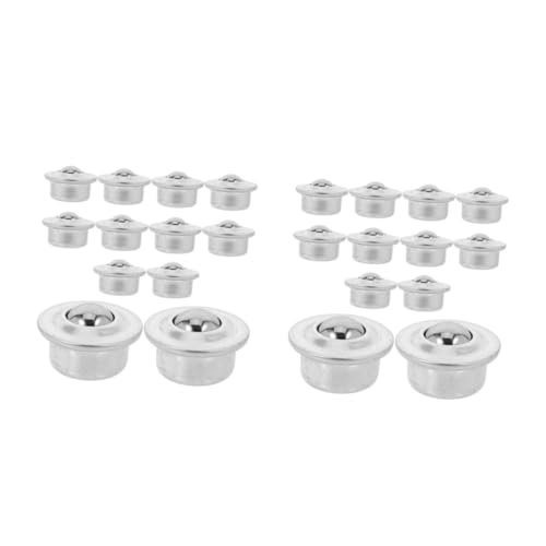 PRETYZOOM 24 Stck. Teiliges Kugelrollenlager aus Edelstahl Montierte Kugeltransferlager Lenkrollen für Möbel und Förderbänder Drehbar Langlebig und Leicht Geeignet für Vielseitigen Einsatz PRETYZOOM 24 Stck. Teiliges Kugelrollenlager aus Edelstahl Montierte Kugeltransferlager Lenkrollen für Möbel und Förderbänder Drehbar Langlebig und Leicht Geeignet für Vielseitigen Einsatz von PRETYZOOM