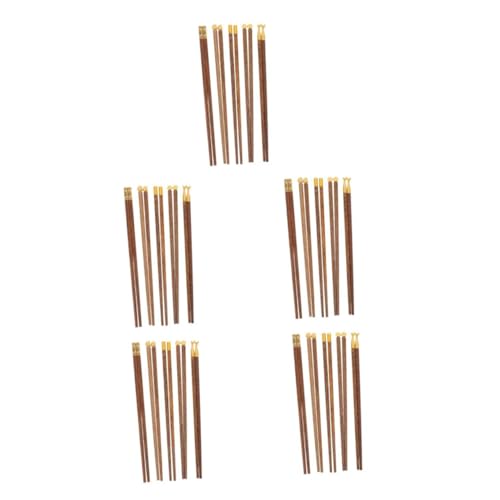 PRETYZOOM 25 Paare Holz Hühnchen -Wenge -Essstäbchen wiederverwendbare Essstäbchen Camping -Stäbchen -Kit chinesisches geschirr Küchengeschirr Holz handgefertigt Aluminium Hellbraun PRETYZOOM 25 Paare Holz Hühnchen -Wenge -Essstäbchen wiederverwendbare Essstäbchen Camping -Stäbchen -Kit chinesisches geschirr Küchengeschirr Holz handgefertigt Aluminium Hellbraun von PRETYZOOM