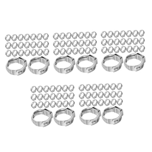 PRETYZOOM 250 Stück Cinch Fitting Schellen Fitting Verbindungsschellen Quetschschellen Reparatur schelle Stahlschellen Rohr Quetschschellen Schlauchbefestigung PRETYZOOM 250 Stück Cinch Fitting Schellen Fitting Verbindungsschellen Quetschschellen Reparatur schelle Stahlschellen Rohr Quetschschellen Schlauchbefestigung von PRETYZOOM