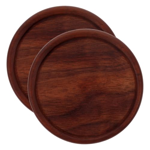 PRETYZOOM Sicheres Walnussholzmaterial Runde Untersetzer Für Den Couchtisch Wärmeisolierende Getränkeuntersetzer Aus Holz Leicht Zu Reinigen Stilvoll PRETYZOOM Sicheres Walnussholzmaterial Runde Untersetzer Für Den Couchtisch Wärmeisolierende Getränkeuntersetzer Aus Holz Leicht Zu Reinigen Stilvoll von PRETYZOOM