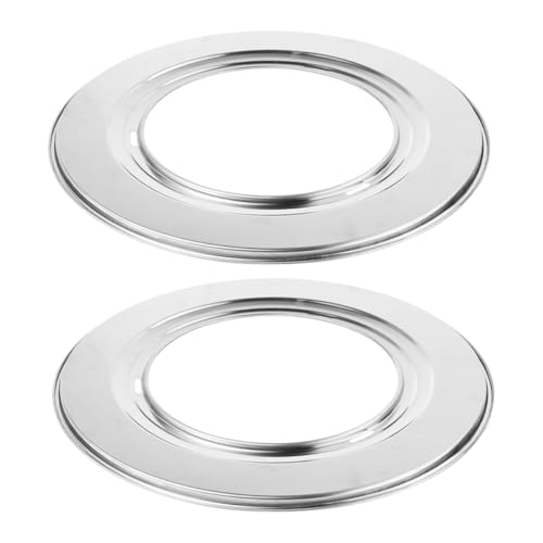 PRETYZOOM 2Stücke Dampfgarer Ring Antihaftbeschichteter Dämpfeinsatz für Kochtöpfe für Dim Sum und Gesundes Kochen Außendurchmesser Langlebig von PRETYZOOM