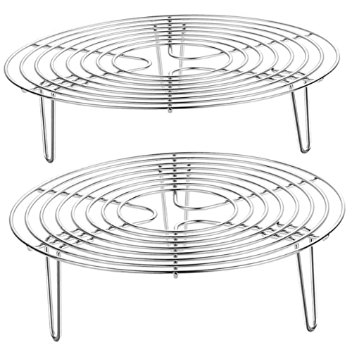 PRETYZOOM 2stücke Edelstahl Dampfgarer Hitzebeständiger Dämpfständer Für Eier Vielseitiger Dampfeinsatz Für Kochen Backen Und Küchengeräte Für Zuhause Und Restaurant von PRETYZOOM