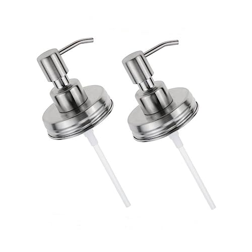 PRETYZOOM 2stücke Edelstahl Spenderpumpe Mit Spenderdeckel Lotionpumpe Für Glas Geeignet Für Bad Und Küche Ersatz Für Defekte Pumpspender PRETYZOOM 2stücke Edelstahl Spenderpumpe Mit Spenderdeckel Lotionpumpe Für Glas Geeignet Für Bad Und Küche Ersatz Für Defekte Pumpspender von PRETYZOOM