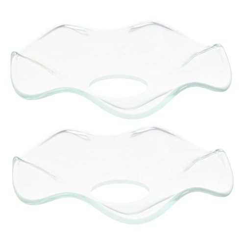 PRETYZOOM 2stücke Hochzeitstischhalter Aus Glas Kerzenwachsfänger Tropfenfängerringe Klarer Kerzenteller Kerzentropfschutze Glas-kerzenständer-Schutz Kegelkerzenhalter PRETYZOOM 2stücke Hochzeitstischhalter Aus Glas Kerzenwachsfänger Tropfenfängerringe Klarer Kerzenteller Kerzentropfschutze Glas-kerzenständer-Schutz Kegelkerzenhalter von PRETYZOOM