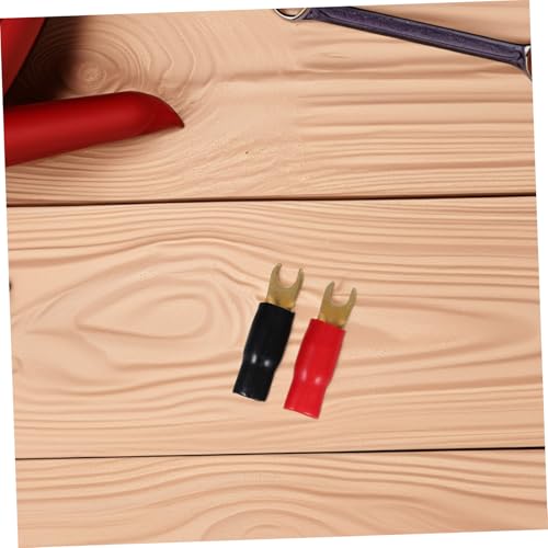 PRETYZOOM 3 Paare Verzinnte Gabelkabelschuhe Crimpverbinder Korrosionsgeschützte Kupferklemmen für Lautsprecherkabel Rot und Schwarz Sichere Alternative zu Bananensteckern Optimaler PRETYZOOM 3 Paare Verzinnte Gabelkabelschuhe Crimpverbinder Korrosionsgeschützte Kupferklemmen für Lautsprecherkabel Rot und Schwarz Sichere Alternative zu Bananensteckern Optimaler von PRETYZOOM