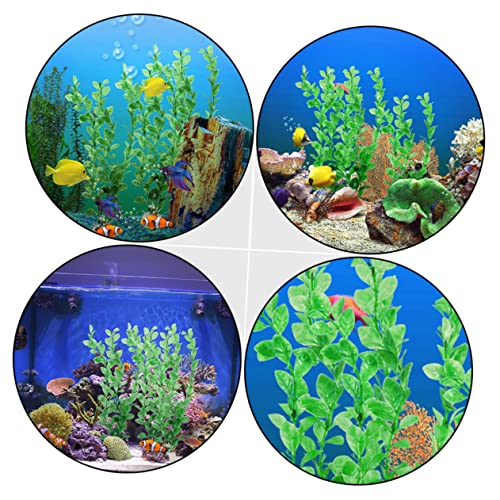 PRETYZOOM 3 Sätze Aquarium Deko Kunststoffpflanzen Realistische Unterwasser Deko Grüne Simulation Pflanzen für Fischbecken Lebensechte Aquarien Ornamente von PRETYZOOM