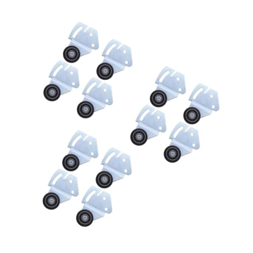 PRETYZOOM 3 Sätze Schrank Nylon mit Langlebigen Gleiträdern für Holzschränke Geräuscharm Einfache Montage Ersatz für Hängende Garderoben Kleiderschranktüren von PRETYZOOM