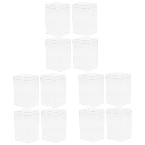 PRETYZOOM 3 Sätze Vitrine Für Action Figuren Staubdichte Aufbewahrungsbox Für Puppen Und Sammlerstücke Für Präsentation Von Modellen Und Sammlungen 4 Stück * 3 von PRETYZOOM