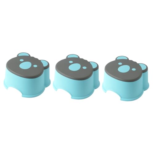 PRETYZOOM 3 Stck. Rutschfester Kleiner Fußhocker mit Cartoon Design Stabiler Kunststoff Hocker für Multifunktionaler Sitzhocker für Zuhause Wohnzimmer und Badezimmer Blau Leicht zu Reinigen PRETYZOOM 3 Stck. Rutschfester Kleiner Fußhocker mit Cartoon Design Stabiler Kunststoff Hocker für Multifunktionaler Sitzhocker für Zuhause Wohnzimmer und Badezimmer Blau Leicht zu Reinigen von PRETYZOOM