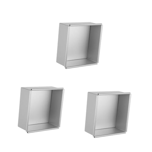 PRETYZOOM 3 Stück Aluminiumkäsekuchenplatte Käsekuchenformen zum Backen Käseform Kuchenform aus Aluminium Quadratkäsekuchen -Pfanne Tablett backen Kuchenform Aluminiumlegierung Silber PRETYZOOM 3 Stück Aluminiumkäsekuchenplatte Käsekuchenformen zum Backen Käseform Kuchenform aus Aluminium Quadratkäsekuchen -Pfanne Tablett backen Kuchenform Aluminiumlegierung Silber von PRETYZOOM