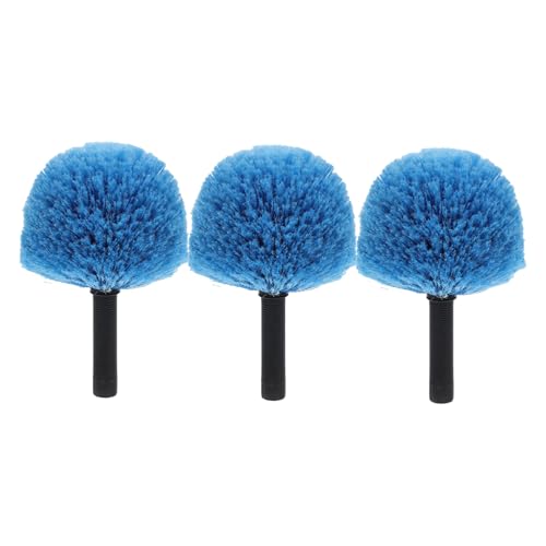 PRETYZOOM 3 Stück Spinnweben Staubwedel Kopfbürste Werkzeug Zum Entfernen Von Spinnennetzen Dachreinigungsbürste Spinnennetz Reinigungsbürste Spinnweben Staubwedelbürste von PRETYZOOM