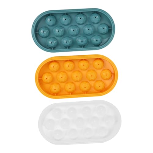 PRETYZOOM 3 Stück Teiliges Eiswürfelform Set mit Fächern Stapelbare Einfache Silikonform für Eiskugeln Grün Gelb und Weiß für Cocktails Getränke und Desserts PRETYZOOM 3 Stück Teiliges Eiswürfelform Set mit Fächern Stapelbare Einfache Silikonform für Eiskugeln Grün Gelb und Weiß für Cocktails Getränke und Desserts von PRETYZOOM