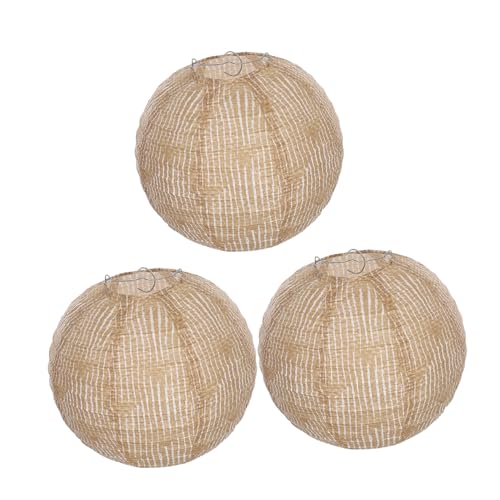PRETYZOOM 3 Stück Teiliges Hängelaternen aus Leinenstoff Boho Lampenschirme mit Rustikalem Look Faltbare Laternen für Gartenparty Geburtstagsfeier Hochzeit und Terrassendekoration PRETYZOOM 3 Stück Teiliges Hängelaternen aus Leinenstoff Boho Lampenschirme mit Rustikalem Look Faltbare Laternen für Gartenparty Geburtstagsfeier Hochzeit und Terrassendekoration von PRETYZOOM