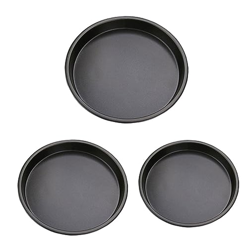 PRETYZOOM 3 Stück Teiliges Pizzabackblech aus Metall Antihaft Pizzaofen Backform Pizza Pfannkuchen PRETYZOOM 3 Stück Teiliges Pizzabackblech aus Metall Antihaft Pizzaofen Backform Pizza Pfannkuchen von PRETYZOOM