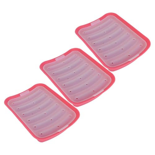 PRETYZOOM 3stücke Silikonformen Zum Backen Wurstformen Aus Silikon Wiederverwendbare Eierformen Für Babynahrung Flexible Backformen Für Kuchen Und Puddings von PRETYZOOM