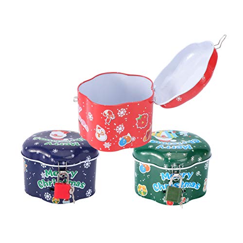 PRETYZOOM 3 Stücke Keksdose Plätzchendosen Geschenkbox mit Schloss Weihnachten blechdose Metallbox Cartoon Tin Box Vorratsdose Metall Box Aufbewahrungsbox Keks Süßigkeit Storage Container PRETYZOOM 3 Stücke Keksdose Plätzchendosen Geschenkbox mit Schloss Weihnachten blechdose Metallbox Cartoon Tin Box Vorratsdose Metall Box Aufbewahrungsbox Keks Süßigkeit Storage Container von PRETYZOOM