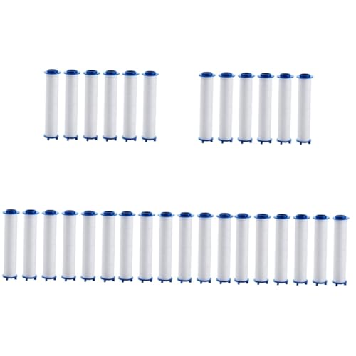 PRETYZOOM 30 STK Duschkopf Filter Ersatzfilter Für Die Dusche Aufgeladener Duschkopf Duschfilter Hartes Wasser Austausch des Duschfilters Pp Baumwoll-ersatzduschfilter Wasserfilter Baumwolle von PRETYZOOM