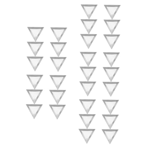 PRETYZOOM 30 Stck. Teiliges Edelstahl-waagschalen Dreieckige für Labor Schmuck Pulver Flüssigkeiten Präzise Langlebig Leicht zu Reinigen PRETYZOOM 30 Stck. Teiliges Edelstahl-waagschalen Dreieckige für Labor Schmuck Pulver Flüssigkeiten Präzise Langlebig Leicht zu Reinigen von PRETYZOOM