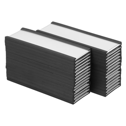 PRETYZOOM 30stücke Magnetischer Etikettenhalter Für Schrank Regal Mit Schutzfolien Und Ersatzkarten Aus Metall Für Büro Lagerung Organisation PRETYZOOM 30stücke Magnetischer Etikettenhalter Für Schrank Regal Mit Schutzfolien Und Ersatzkarten Aus Metall Für Büro Lagerung Organisation von PRETYZOOM