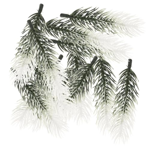 PRETYZOOM 30 Stück Künstliche Tannennadeln Zarte Künstliche Kiefer Für Die Dekoration Grüne Pflanzen Tannennadeln Kiefernzweige Zum Basteln Weihnachtsgrün-Picks Drinnen Stöcke Green Plastik von PRETYZOOM