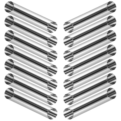 PRETYZOOM 35 Stück Teiliges Edelstahl Croissant Backform Präzise Spiralförmige Gebäckformen für Sahnehörner und Dänische Blätterteig Teilchen Langlebig und Vielseitig für Gleichmäßige von PRETYZOOM