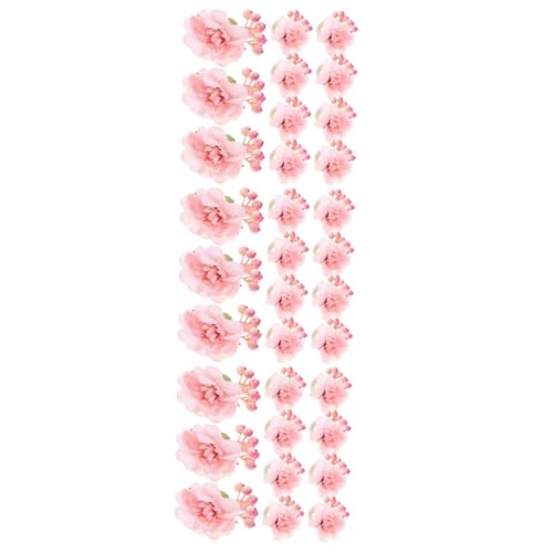 PRETYZOOM 36 Stck. Simulierte Blumen- Und Obst -servietteschnalle Herbstliche Tischdekoration Hochzeitsserviettenringblume Serviettenhalter Blumenserviettenringe Serviette Schnallen Schaum von PRETYZOOM