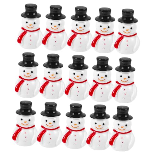 PRETYZOOM 36 Stück Weihnachten Schneemann Ornamente Weihnachtsfiguren aus Harz Miniatur -Schneemännerverzierungen Weihnachten Miniatur-Schneemann-Ornament Schneemannfiguren mit Hut PRETYZOOM 36 Stück Weihnachten Schneemann Ornamente Weihnachtsfiguren aus Harz Miniatur -Schneemännerverzierungen Weihnachten Miniatur-Schneemann-Ornament Schneemannfiguren mit Hut von PRETYZOOM