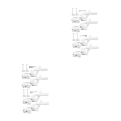 PRETYZOOM 4 Sätze Scharnier Für Toilettensitze Toilettensitz-hardware-kit Toilettendeckelscharnier Tauschen Toilettenreparatur -montage -hardware Universelle Scharnierreparaturteile Weiß Abs PRETYZOOM 4 Sätze Scharnier Für Toilettensitze Toilettensitz-hardware-kit Toilettendeckelscharnier Tauschen Toilettenreparatur -montage -hardware Universelle Scharnierreparaturteile Weiß Abs von PRETYZOOM