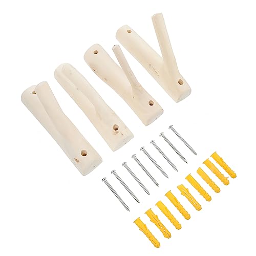 PRETYZOOM 4 Stück Dekorative Holzbaum Ast Haken Schlüsselhalter Und Kleiderhaken Für Die Wand Rustikales Design Für Flur Und Wohnzimmer Stabil Und Vielseitig Einsetzbar PRETYZOOM 4 Stück Dekorative Holzbaum Ast Haken Schlüsselhalter Und Kleiderhaken Für Die Wand Rustikales Design Für Flur Und Wohnzimmer Stabil Und Vielseitig Einsetzbar von PRETYZOOM