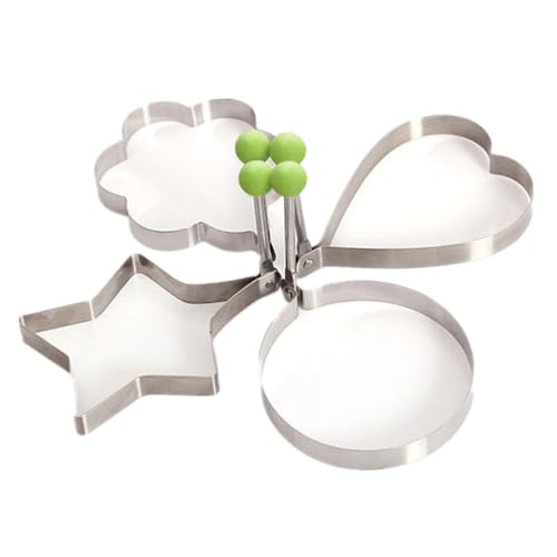 PRETYZOOM Pfannkuchenformen-set 4 Verschiedene Formen Herz Pflaume Blume Edelstahl Kunststoff Einfach Zu Verwenden PRETYZOOM Pfannkuchenformen-set 4 Verschiedene Formen Herz Pflaume Blume Edelstahl Kunststoff Einfach Zu Verwenden von PRETYZOOM