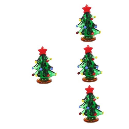 PRETYZOOM 4 Stück Glasierter Weihnachtsbaum Urlaubsdekor Kamindekor Geburtstagsdekorationen Weihnachtsbäume aus Glas Mini-Weihnachtsbäume Mini-Glasfiguren Feiertagsdekore Outdoor-Dekor Grün PRETYZOOM 4 Stück Glasierter Weihnachtsbaum Urlaubsdekor Kamindekor Geburtstagsdekorationen Weihnachtsbäume aus Glas Mini-Weihnachtsbäume Mini-Glasfiguren Feiertagsdekore Outdoor-Dekor Grün von PRETYZOOM