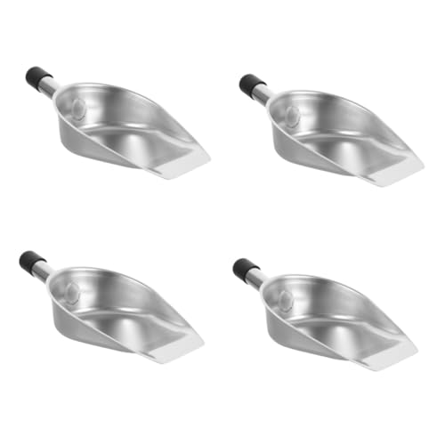 PRETYZOOM 4 Stück Handgehaltene Kehrschaufel Praktische Müllschaufel für Täglichen Gebrauch Ergonomisches Design Langlebig und Leicht für Büro und Haushalt von PRETYZOOM