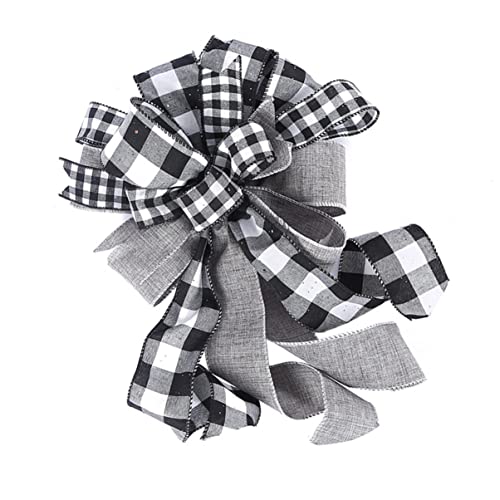PRETYZOOM 4 Stück Krawatte Weihnachtslichter Weihnachtszwerge Urlaub die weihnachtsdeko Weihnachtsbaum Topper Weihnachtsbaum-Hängeornament Weihnachtsvorrat Polyester Stripe von PRETYZOOM