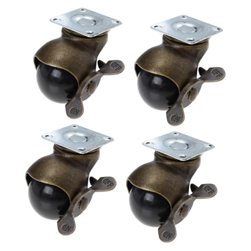 PRETYZOOM 4 Stück Lenkbare Möbelrollen mit Bremse Robuste Stem Caster Wheels Geräuscharm und Bodenschonend Vielseitig für Möbel Trolleys und Home Supplies Geeignet PRETYZOOM 4 Stück Lenkbare Möbelrollen mit Bremse Robuste Stem Caster Wheels Geräuscharm und Bodenschonend Vielseitig für Möbel Trolleys und Home Supplies Geeignet von PRETYZOOM