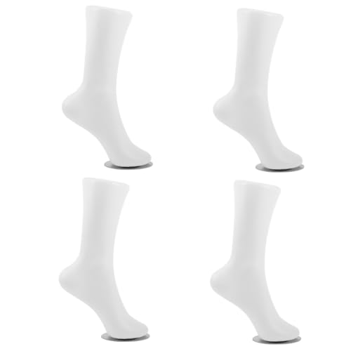 PRETYZOOM 4 Stück Magnetische Vertikale Fußform Socken Schaufensterpuppe Bein Gefälschte Füße Schuhe Liefern Schuhe Display Fußmodell Sockenständer Sockenfuß Schaufensterpuppe Sockenmodell von PRETYZOOM