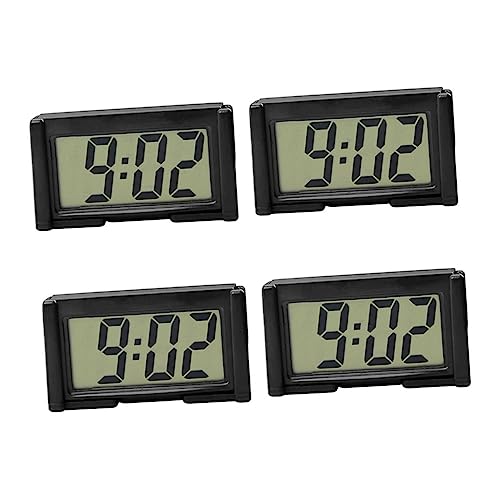 PRETYZOOM 4 Stück Mini Auto Digitaluhr Kunststoff Kompakt Leicht Dashboard Uhr Präzise Zeitmessung Für Fahrzeug Innenraum und Schreibtisch Geeignet PRETYZOOM 4 Stück Mini Auto Digitaluhr Kunststoff Kompakt Leicht Dashboard Uhr Präzise Zeitmessung Für Fahrzeug Innenraum und Schreibtisch Geeignet von PRETYZOOM