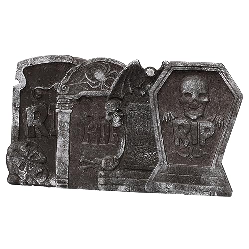 PRETYZOOM 4 Stück Teiliges Halloween Schaumstoff Grabstein Gruselige Dekoration Für Party Deko Garten Horror Atmosphäre Zubehör PRETYZOOM 4 Stück Teiliges Halloween Schaumstoff Grabstein Gruselige Dekoration Für Party Deko Garten Horror Atmosphäre Zubehör von PRETYZOOM