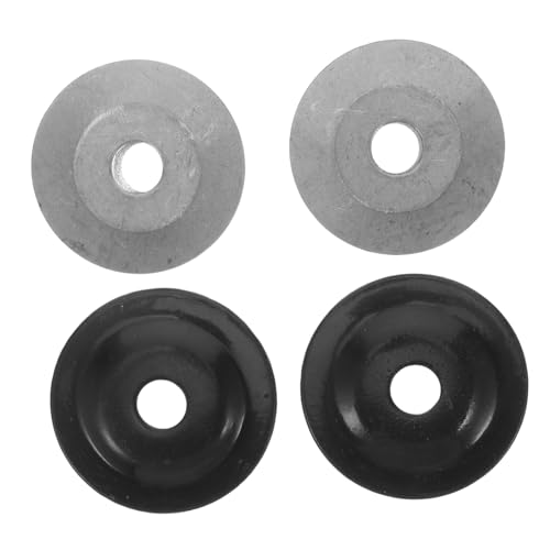 PRETYZOOM 4 Stück Teiliges Metall-flansche Schleifmaschinen Staubschutz Gewindeflansch Schleiferteller Präzise Schutzplatte Links und Rechts für Metall Holzarbeiten Verbessert und Stabilität von PRETYZOOM