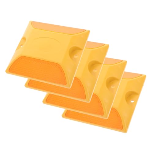 PRETYZOOM 4 Stück Teiliges Reflektierende Straßenmarkierungen aus Robustem Wetterfest und Langlebig Einfache Montage ohne Werkzeug Hohe Nachtsichtbarkeit zur Einfahrt und PRETYZOOM 4 Stück Teiliges Reflektierende Straßenmarkierungen aus Robustem Wetterfest und Langlebig Einfache Montage ohne Werkzeug Hohe Nachtsichtbarkeit zur Einfahrt und von PRETYZOOM