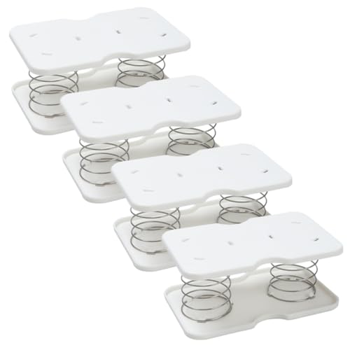 PRETYZOOM 4 Stück Tissue Box Spring Halter Federhalter aus Robustem PP und Stahl Draht Elastische Gewebebox Unterstützung mit Glatter Oberfläche und Rundkanten Kompakt und Leicht für Küche PRETYZOOM 4 Stück Tissue Box Spring Halter Federhalter aus Robustem PP und Stahl Draht Elastische Gewebebox Unterstützung mit Glatter Oberfläche und Rundkanten Kompakt und Leicht für Küche von PRETYZOOM