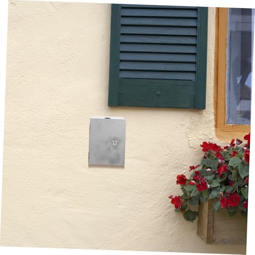 PRETYZOOM 4 Stück Wetterfeste Edelstahl Steckdosenbox mit Schloss Regenschutz Diebstahlsicherer Outdoor Schutzkasten Einfache Montage Robuste Absicherung für Außenbereiche PRETYZOOM 4 Stück Wetterfeste Edelstahl Steckdosenbox mit Schloss Regenschutz Diebstahlsicherer Outdoor Schutzkasten Einfache Montage Robuste Absicherung für Außenbereiche von PRETYZOOM