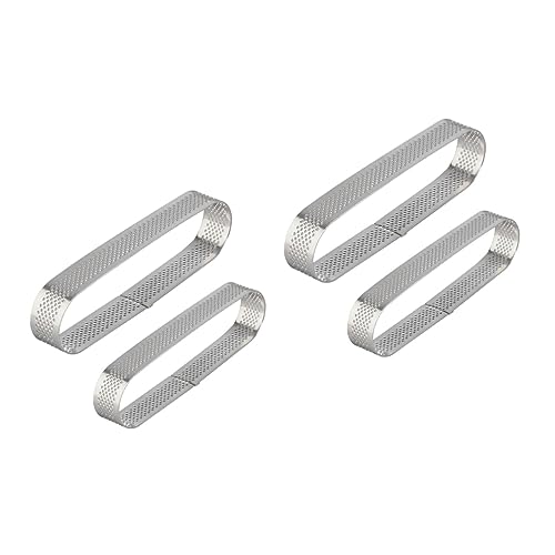 PRETYZOOM 4 Stück quadratischer Ring Tortenform kreisförmig Mini Tortenring Backring aus Metall Käsering Keksform Obstkuchen Kuchenform Tiramisu- Mousse Schimmel Schneidemaschine PRETYZOOM 4 Stück quadratischer Ring Tortenform kreisförmig Mini Tortenring Backring aus Metall Käsering Keksform Obstkuchen Kuchenform Tiramisu- Mousse Schimmel Schneidemaschine von PRETYZOOM