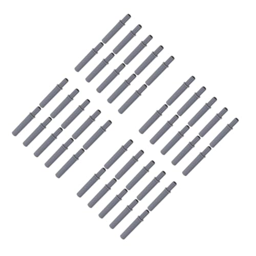 PRETYZOOM 40 Stck. Dämpfer Reduder Soft-Close-Schranktürdämpfer Zubehör für Schrankscharniere Soft-Close-Truhendeckelscharnier Ersatzdämpfer Kabinettstürdämpfer Möbel Dämpfer Plastik Schwarz von PRETYZOOM