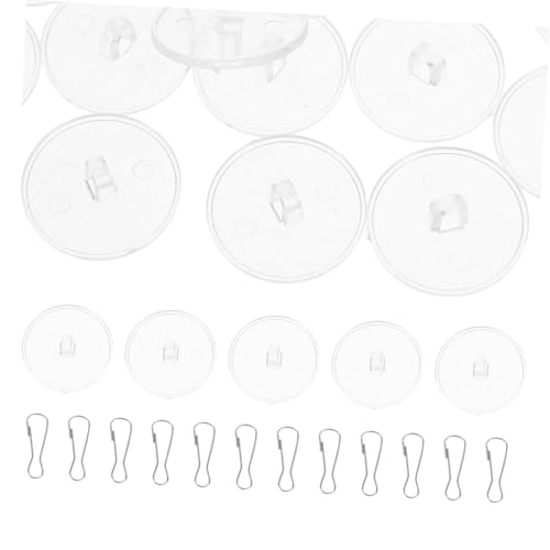 PRETYZOOM 40 Stück Transparente Selbstklebende Deckenhaken Rundscheiben ohne Bohren Abnehmbare Klebehaken für Leichte Dekorationen für Hochzeit Geburtstag Weihnachtsfeier PRETYZOOM 40 Stück Transparente Selbstklebende Deckenhaken Rundscheiben ohne Bohren Abnehmbare Klebehaken für Leichte Dekorationen für Hochzeit Geburtstag Weihnachtsfeier von PRETYZOOM