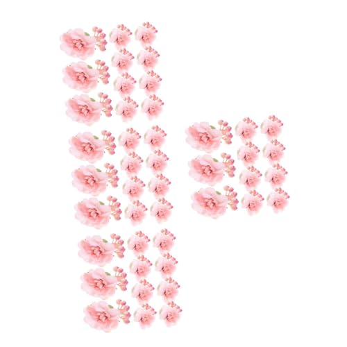 PRETYZOOM 48 Stck. Simulierte Blumen- Und Obst -servietteschnalle Hochzeitsserviettenringblume Serviettenring Zur Hochzeit Bankett Serviettenringe Blumenserviettenschnallringe Seidentuch von PRETYZOOM