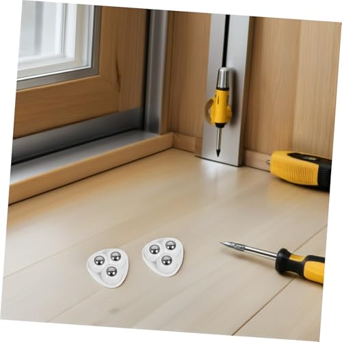 PRETYZOOM 48 Stück Teiliges Mini Selbstklebende Universalrollen Drehbar Tragfähig Leise Für Möbel Haushaltsgeräte Küchenhelfer Ohne Bohren Belastbar von PRETYZOOM