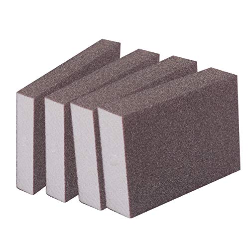 PRETYZOOM 4Pcs Schleifschwamm Polieren Schmirgel Pad Carborundum Töpfe Schwamm Sandwäscher Block für zu Hause von PRETYZOOM